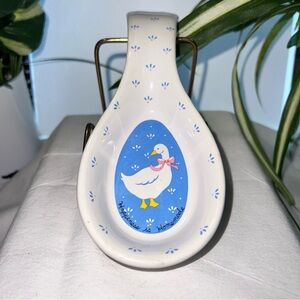 1987 | Vintage | Cottage Core |  Goose | Spoon Drip